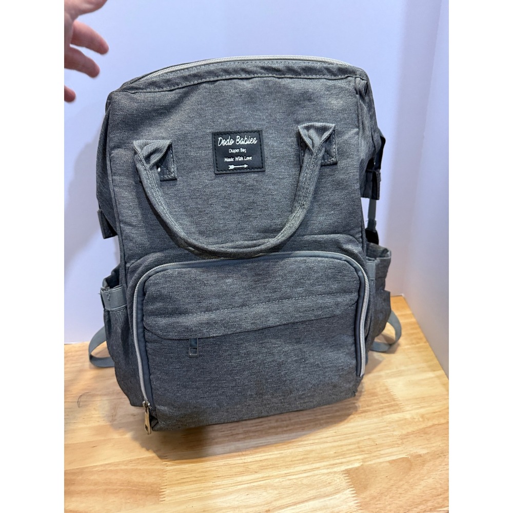 Dodo Babies Diaper Bag Backpack – Gray – Excellent‎ Condition